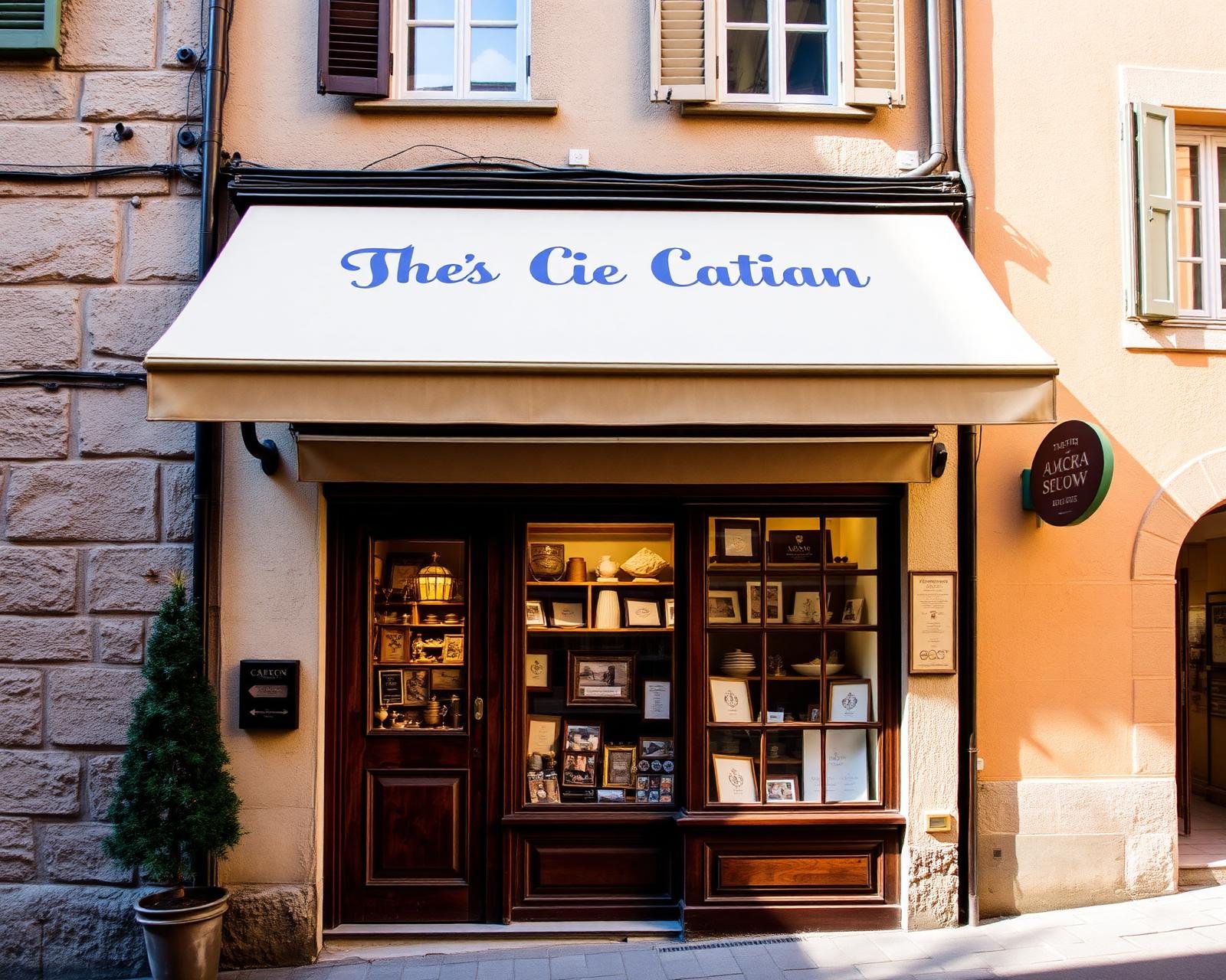 Devanture rue de la Boulangerie, vieille-ville de Genève (à valider avec Gilbert)